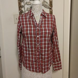 Hannah plaid long sleeve shirt